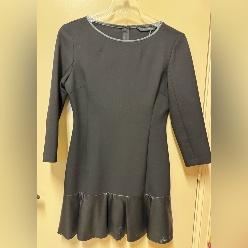 Zara Woman Black Dress Size L